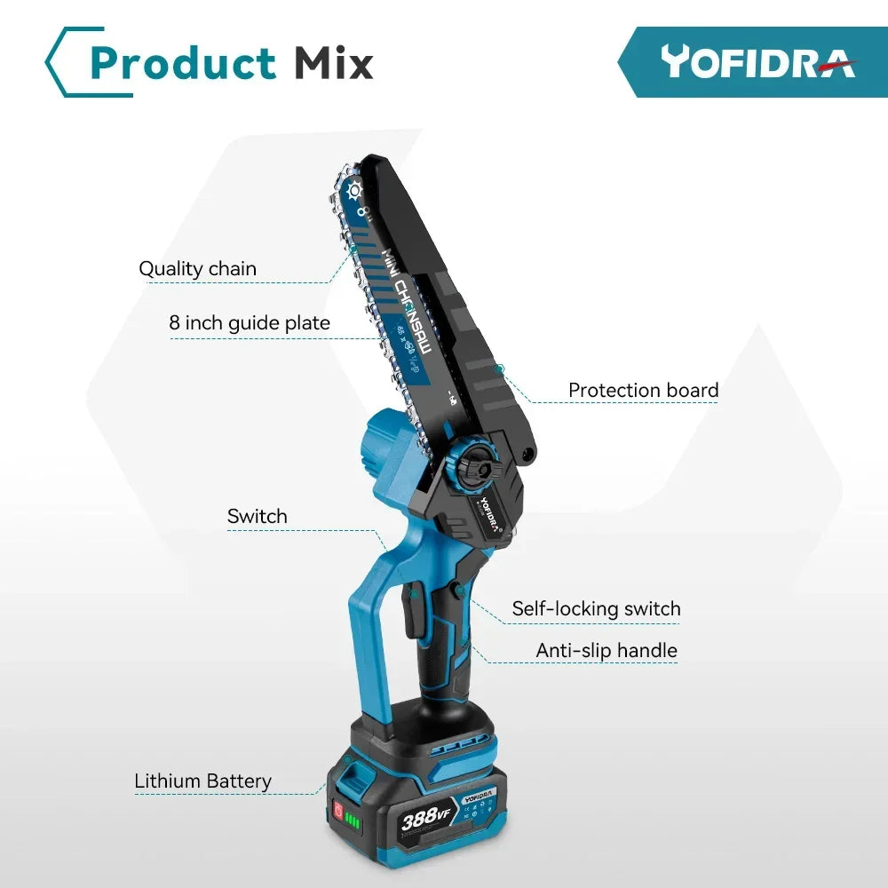 新型LuxDekoya™バッテリー電動チェンソー