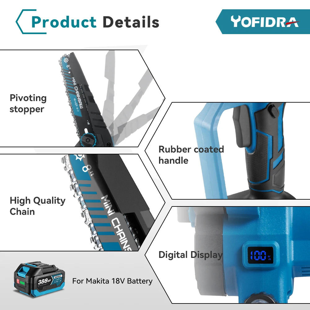 新型LuxDekoya™バッテリー電動チェンソー