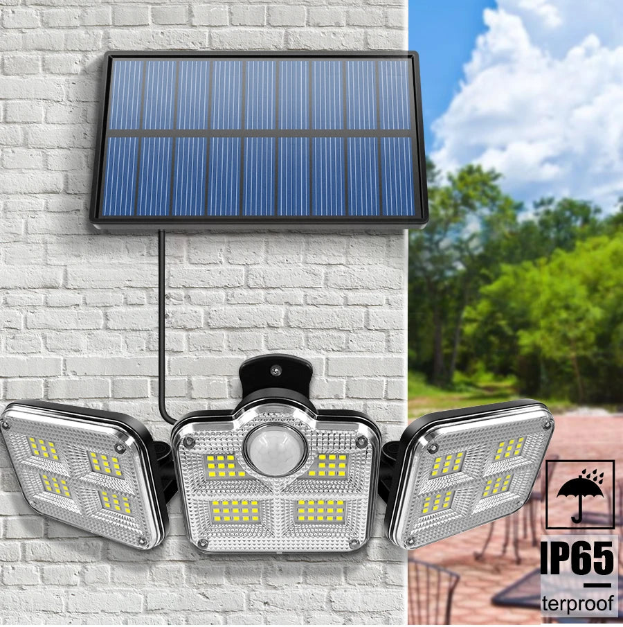 太陽は3つの頭部800W - EcoLightが付いているスポットライトを導いた