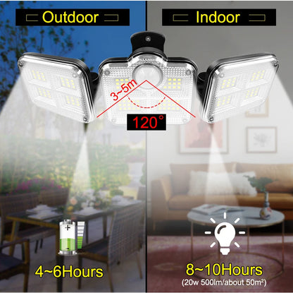 太陽は3つの頭部800W - EcoLightが付いているスポットライトを導いた