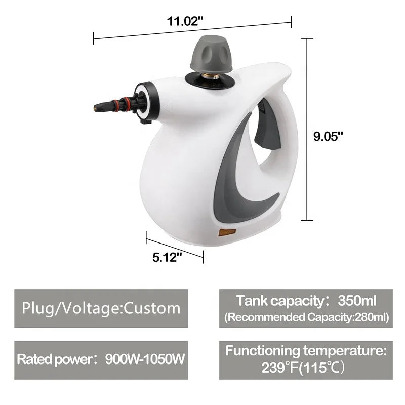 カスタムハンドヘルド加圧式スチームクリーナー