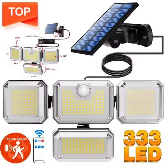 太陽は3つの頭部800W - EcoLightが付いているスポットライトを導いた